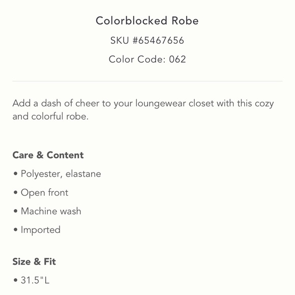 Anthropologie NWT Sz Med or SM top rated color blocked robe and Jumpsuit Set - Picture 9 of 17